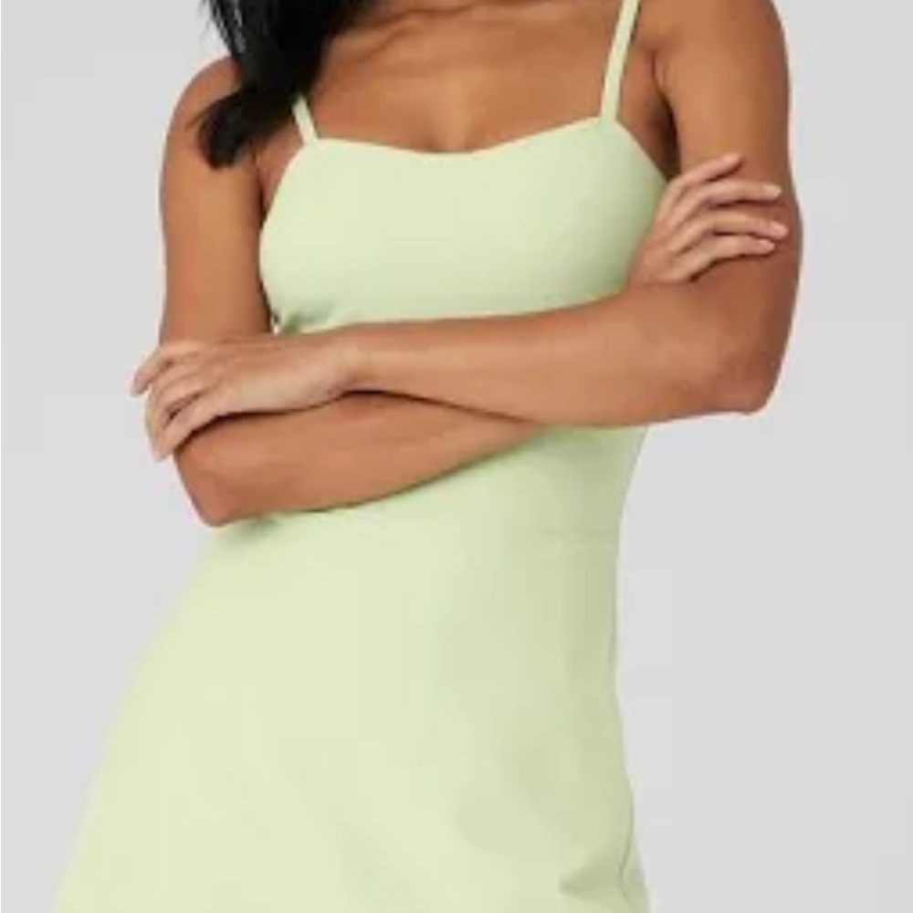 Alosoft Courtside Tennis Dress- Iced Green Tea